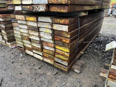 APPROX. 50No. 8ft METAL PLANKS