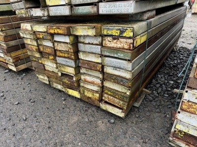 APPROX. 50No. 8ft METAL PLANKS