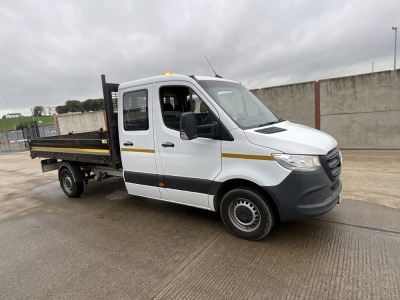 MERCEDES SPRINTER 314 2.1 CDI CREW CAB TIPPER 