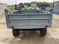 APPROX 10ft x 6.6ft UNUSED SINGLE AXLE DROPSIDE TIPPING TRAILER - 7