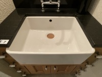 EX-DISPLAY FRANKE CERAMIC BELFAST SINK SHAKER VANITY UNIT - 3