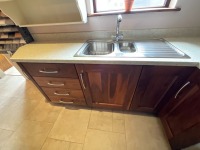 EX-DISPLAY SOLID WALNUT & PAINTED MIX KITCHEN - 2