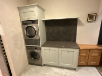 EX-DISPLAY SHAKER PAINTED UTILITY LAUNDRY UNIT - 15