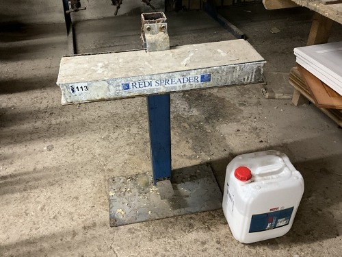 REDI SPREADER GLUE STAND, PEDAL & GLUE