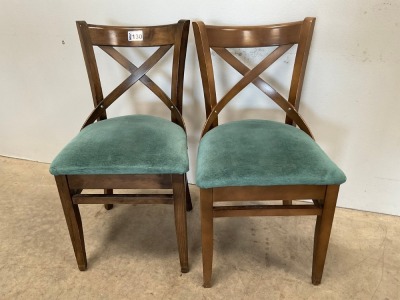 2No. DINING CHAIRS