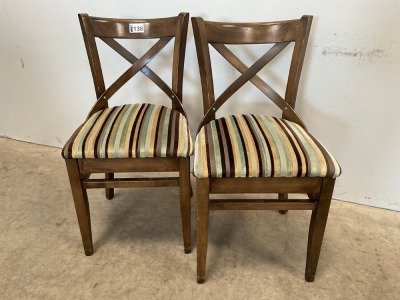 2No. DINING CHAIRS