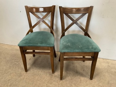 2No. DINING CHAIRS