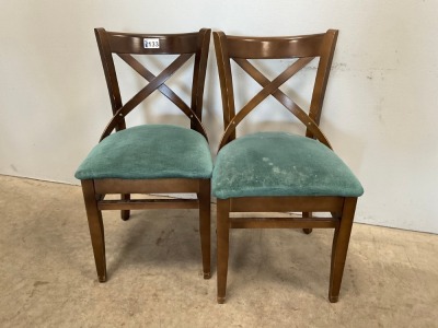 2No. DINING CHAIRS