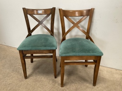 2No. DINING CHAIRS