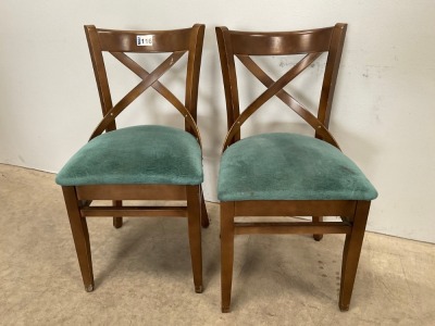 2No. DINING CHAIRS