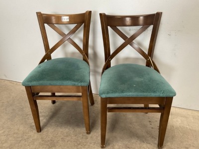 2No. DINING CHAIRS