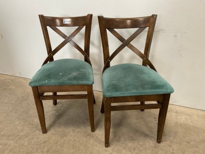 2No. DINING CHAIRS