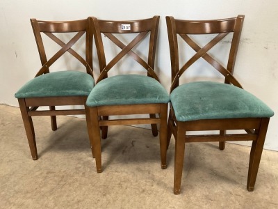 3No. DINING CHAIRS