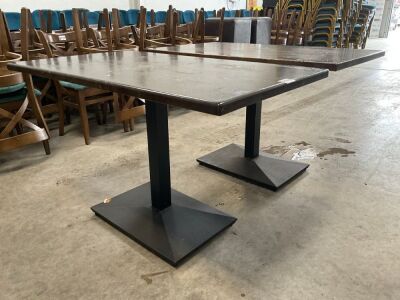 2No. 1200mm RECTANGULAR DINING TABLES