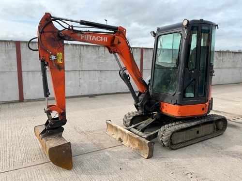 HITACHI ZX29U-3CLR 3 TON ZERO TAIL SWING MINI DIGGER