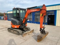 HITACHI ZX29U-3CLR 3 TON ZERO TAIL SWING MINI DIGGER - 7