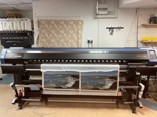 MIMAKI TX300P-1800 MKII DIRECT TO TEXTILE PRINTER WITH PIGMENT INKS, RIP SOFTWARE & DONGLE