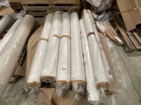 APPROX. 330Mtrs UNUSED ASSORTED COTTON FABRIC (WHITE)