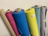 QUANTITY OF UNUSED COLOURED COTTON DRILL - 2