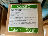 APPROX. 4No. 1.62x150m INKJET DYE SUB PAPER 95gsm - 2