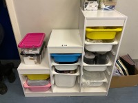 IKEA TROFAST STROAGE UNIT & CONTENTS