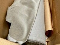 1No. 50Mtr ROLL OF UNUSED COTTON VELVET GREY - 2