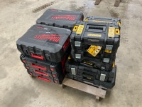 PALLET TO INC.APPROX. 15No. UNUSED DEWALT & MILWAUKEE CASES