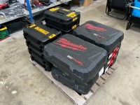 PALLET TO INC.APPROX. 15No. UNUSED DEWALT & MILWAUKEE CASES - 5