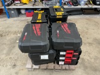 PALLET TO INC.APPROX. 15No. UNUSED DEWALT & MILWAUKEE CASES - 6