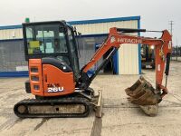 HITACHI ZAXIS ZX26U-6 2.7 TON MINI DIGGER - 12