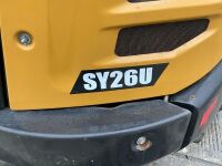 SANY SY26U 2.7 TON MINI DIGGER - 4