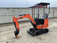 UNUSED JPC KV12 1 TON MICRO DIGGER (ORANGE)