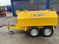 APPROX 1300lt CHIEFTAIN TWIN AXLE METAL BUNDED FUEL BOWSER - 4