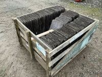 WOODEN CRATE TO INC. APPROX. 300No. 20x10 BANGOR BLUE SLATES - 5