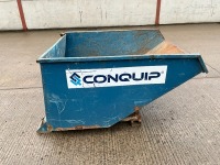 CONQUIP AUTO LOCK LARGE FORKLIFT SKIP (BLUE) - 8