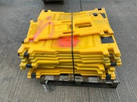 PALLET TO INC. APPROX. 10No ADDGARDS PLASTIC BARRIERS - 2