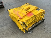 PALLET TO INC. APPROX. 10No ADDGARDS PLASTIC BARRIERS - 3