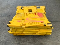 PALLET TO INC. APPROX. 10No ADDGARDS PLASTIC BARRIERS - 4