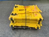 PALLET TO INC. APPROX. 10No ADDGARDS PLASTIC BARRIERS - 6