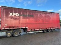 2No. CURTAINS & REAR DOORS TO SUIT DOUBLE DECK 45ft TRAILER - 5