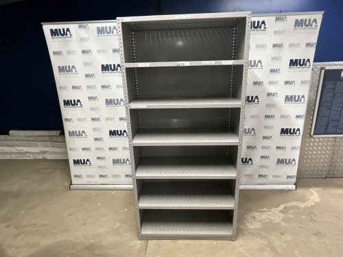 6 TIER METAL SHELVING UNIT