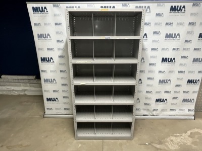 6 TIER METAL SHELVING UNIT