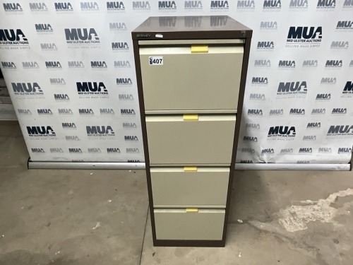 BISLEY 4 DRAWER FILING CABINET