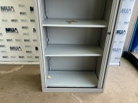 BISLEY DOUBLE SLIDING DOOR TAMBOUR UNIT - 3