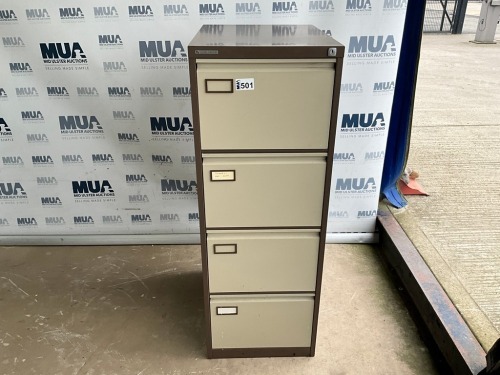 RONEO VICKERS 4 DRAWER FILING CABINET