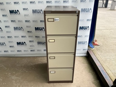 RONEO VICKERS 4 DRAWER FILING CABINET