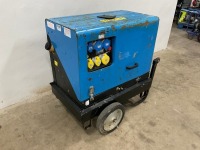 PRAMAC P6000 6KV DIESEL SILENT MOBILE GENERATOR