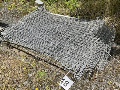 PALLET TO INC. APPROX. 20no. METAL BRICK GUARDS