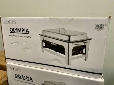 UNUSED OLYMPIA ELECTRIC CHAFING DISH