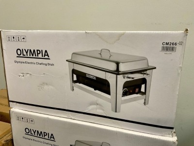 UNUSED OLYMPIA ELECTRIC CHAFING DISH